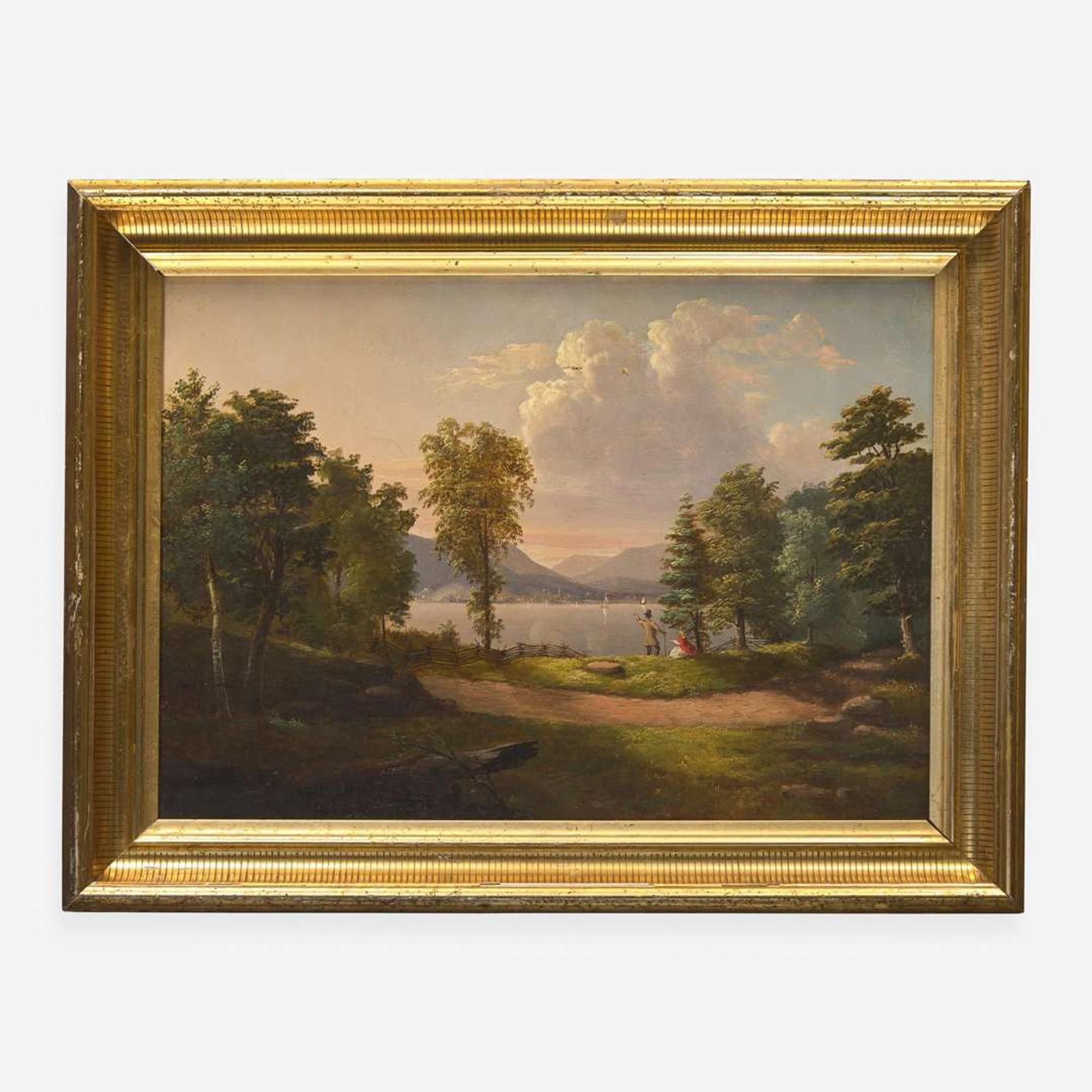 American School 19th century Hudson River Landscape