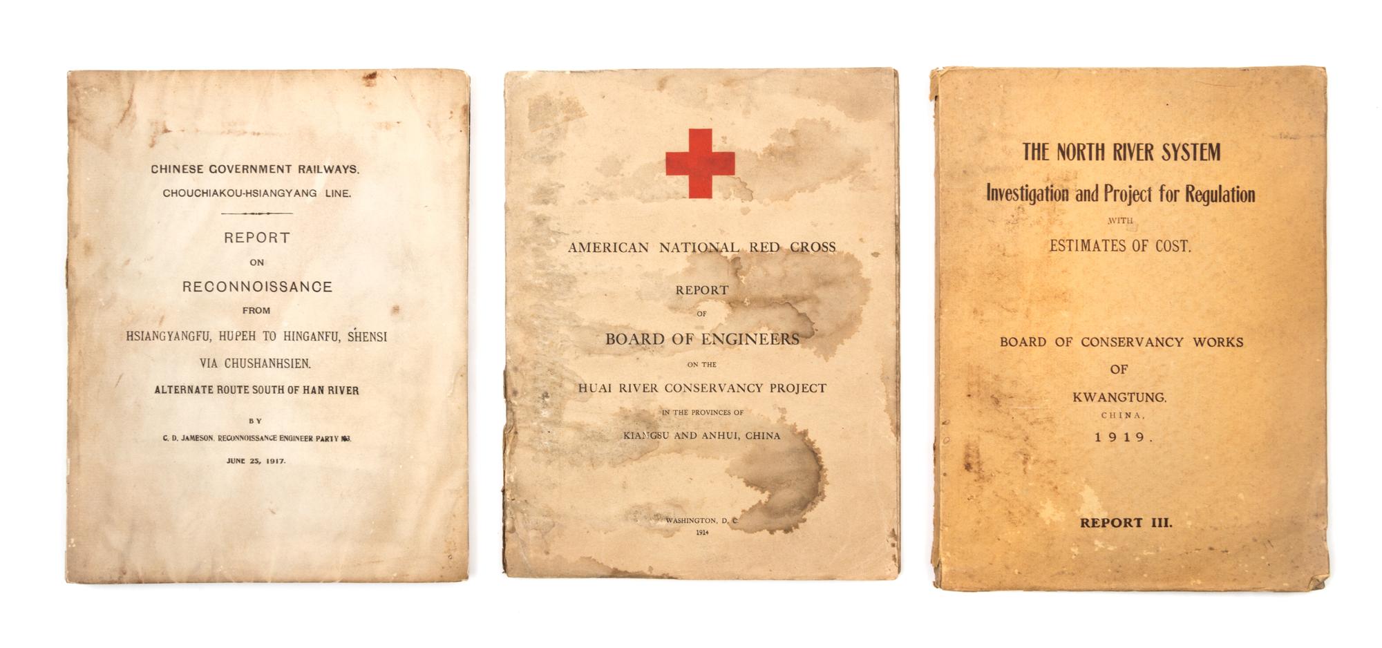 (ASIAN) Archive, including photos, manuscripts, and reports, from 19th-century American engineer in China, Charles Davis Jameson