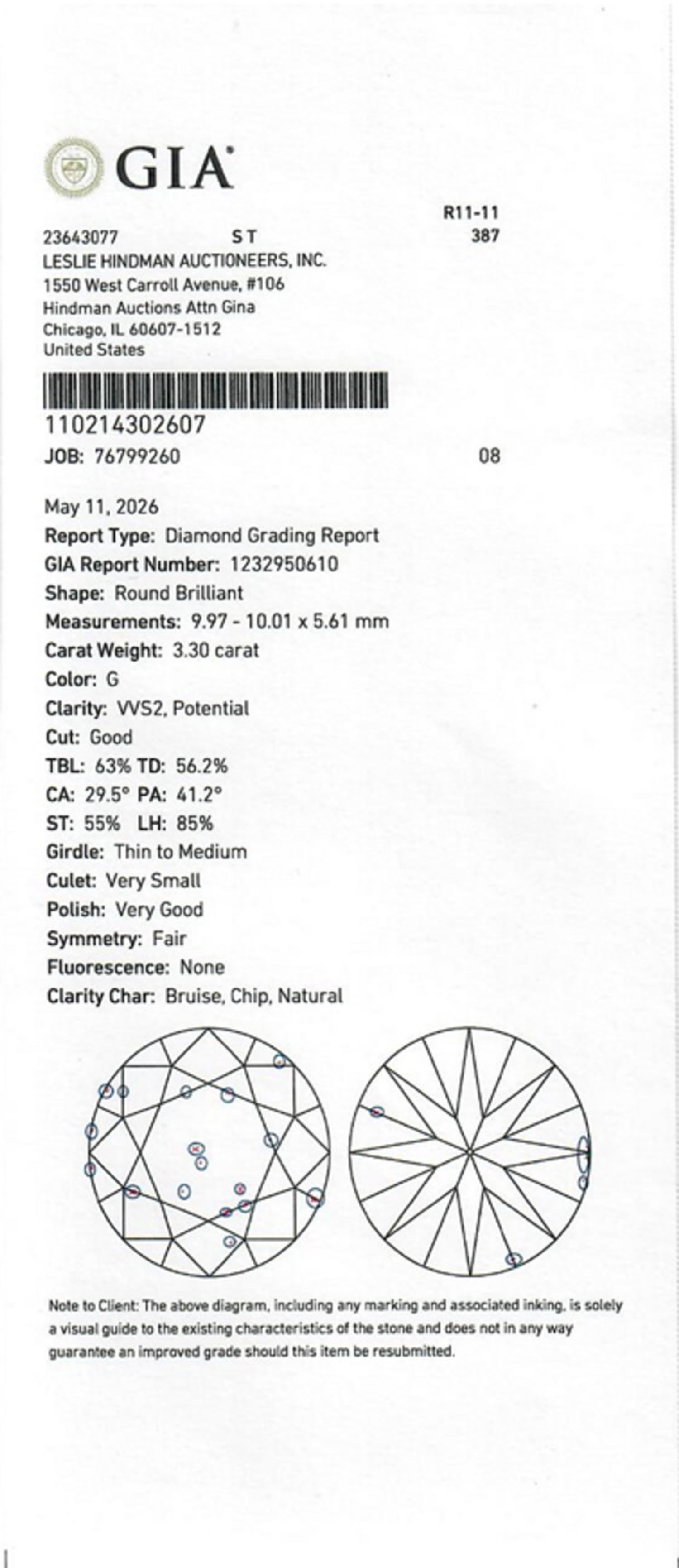 Diamond and Platinum Ring