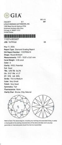 Diamond and Platinum Ring