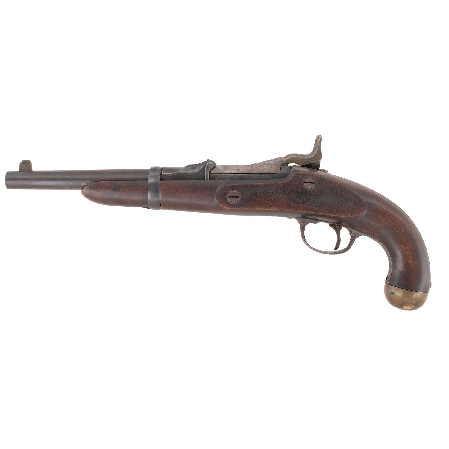 Exacting Copy of a US Model 1869 Trapdoor Pistol Using Many Period Parts