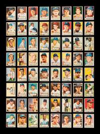 A Near Set of 1952 Topps Baseball Cards (402/407) Featuring 93 High Numbers