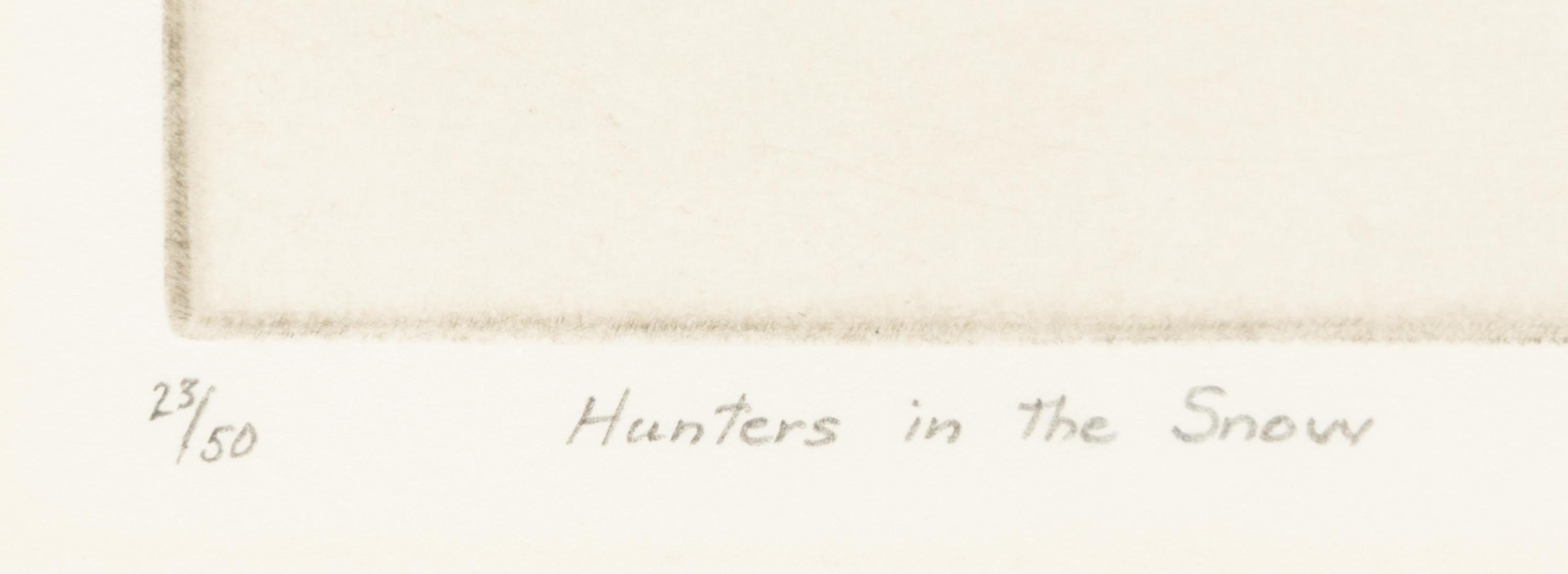 Hunters in the Snow (1st State), edition 23/50