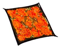 An Hermès Plissé Silk Scarf, 36" x 36".