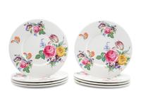 A Set of Eight Italian Porcelain Chargers
