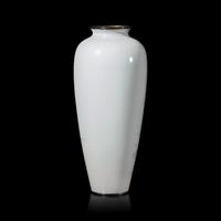 A Japanese Cloisonné Enamel "Landscape" Vase, Ando, Taisho/Showa Period