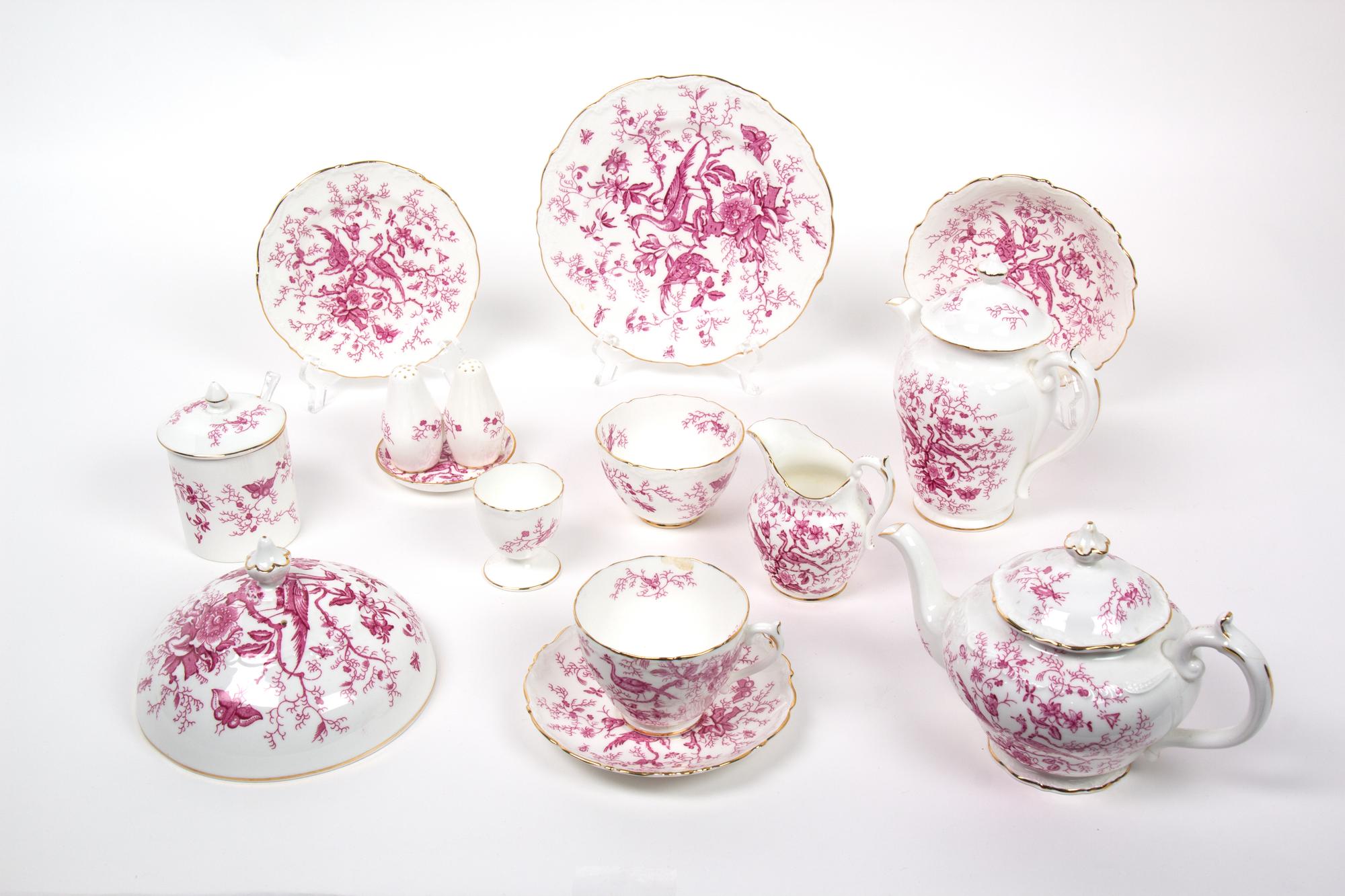 A Coalport China Partial Breakfast Service Height of tallest 6 1/2 inches. — 20TH CENTURY