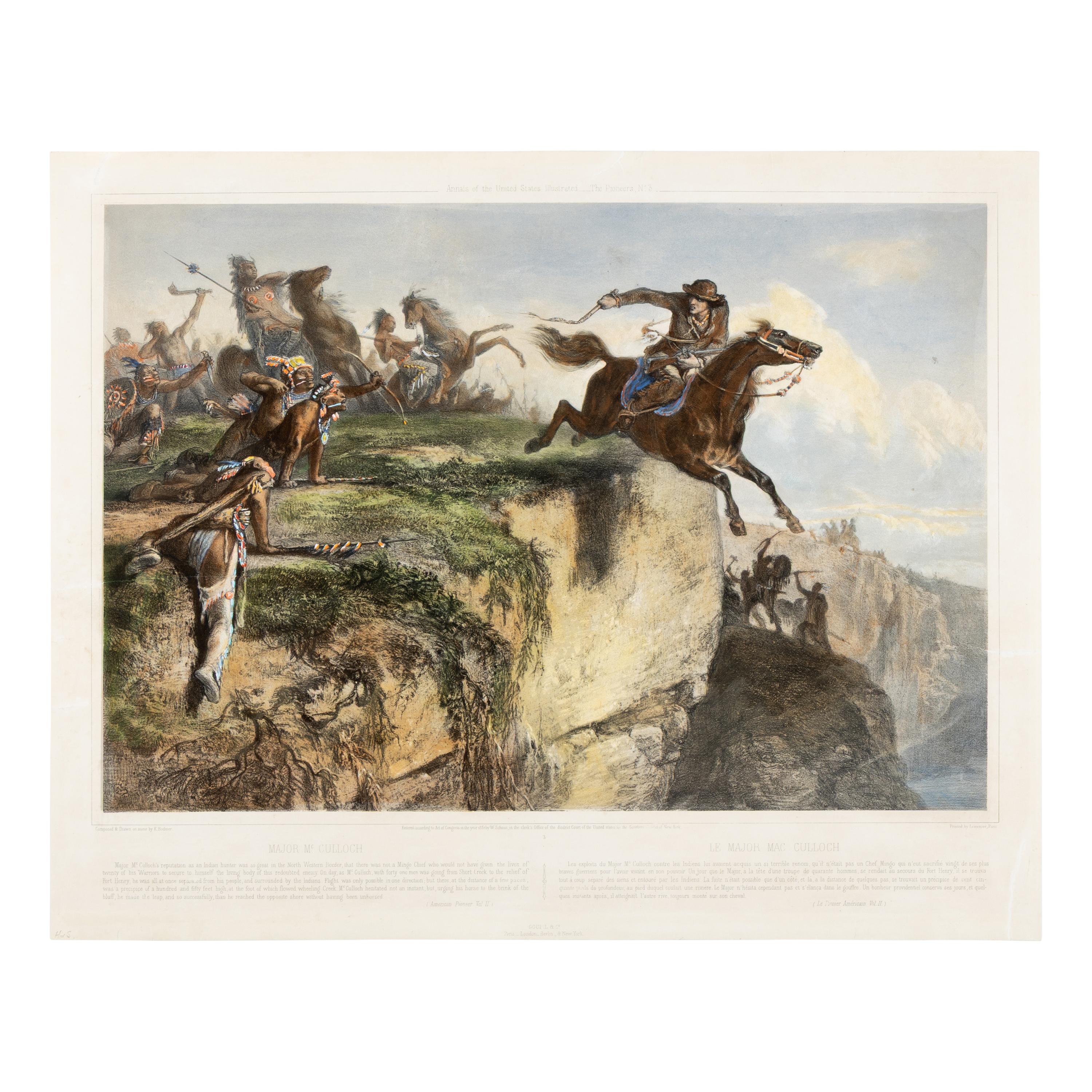 Bodmer, Karl (1809-1893). Major McCulloch . Paris, et al.: Goupil & Co., 1852.