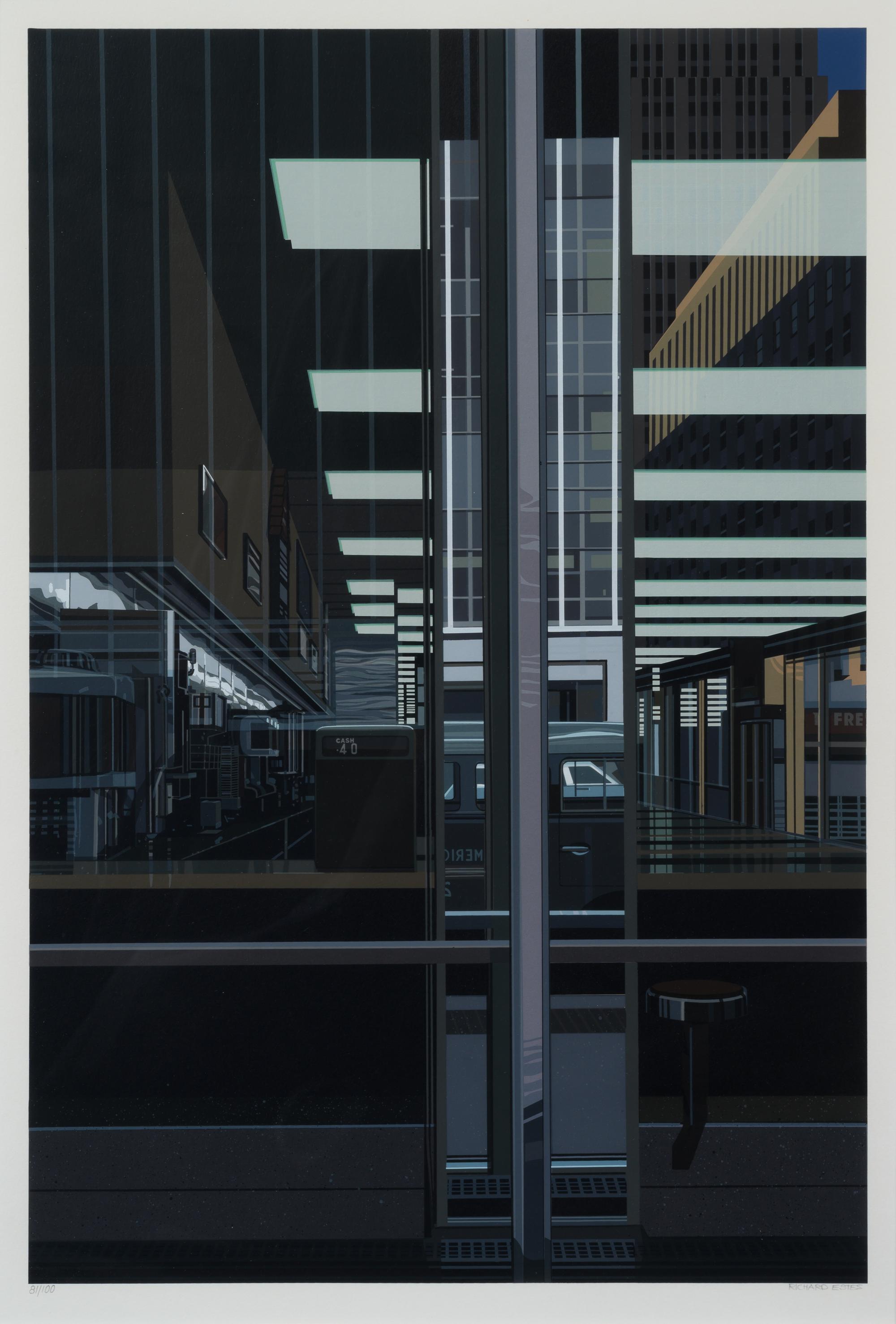 Urban Landscapes No. 2 (complete portfolio of 8 prints with original cloth portfolio)
