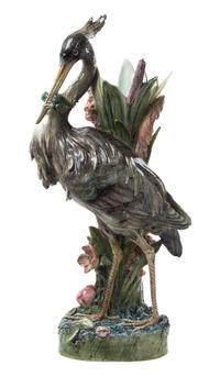 A Continental Majolica Umbrella Stand Height 40 inches. — CIRCA LATE 19TH/EARLY 20TH CENTURY