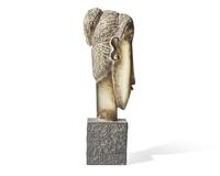 Style of Amedeo Modigliani, Sculpture of woman’s head, 20th century
