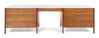 Florence Knoll (American, b. 1917), KNOLL, 1960s, dresser, with floating desk/vanity