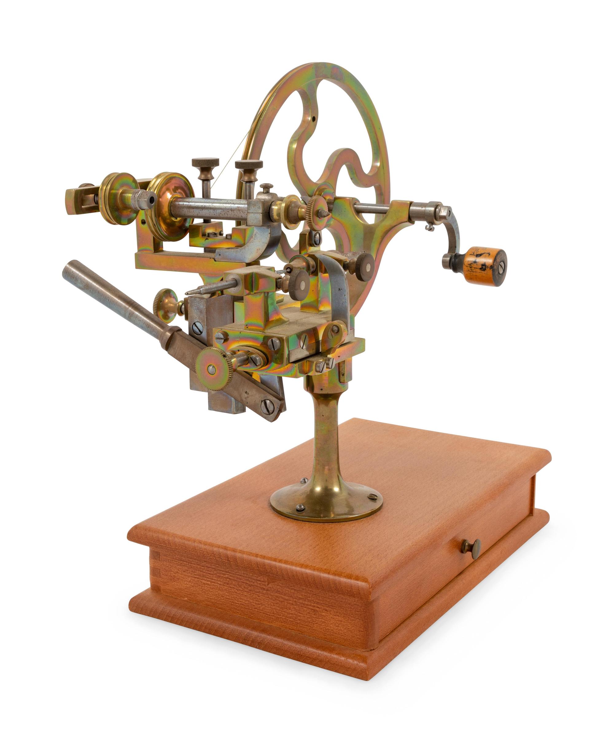 A Brass and Steel Watch Maker's Rounding Up Tool