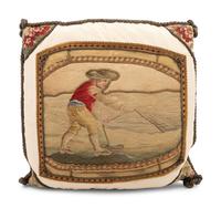 Two French Tapestry Pillows
