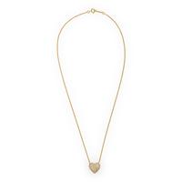 Tiffany & Co., Yellow Gold and Diamond Heart Necklace