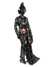 Jean Patou by Christian Lacroix Haute Couture Dress with Hat, 1980's