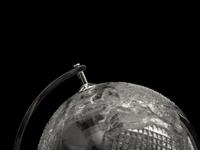 A Waterford Small World Globe on Stand — 20th Century