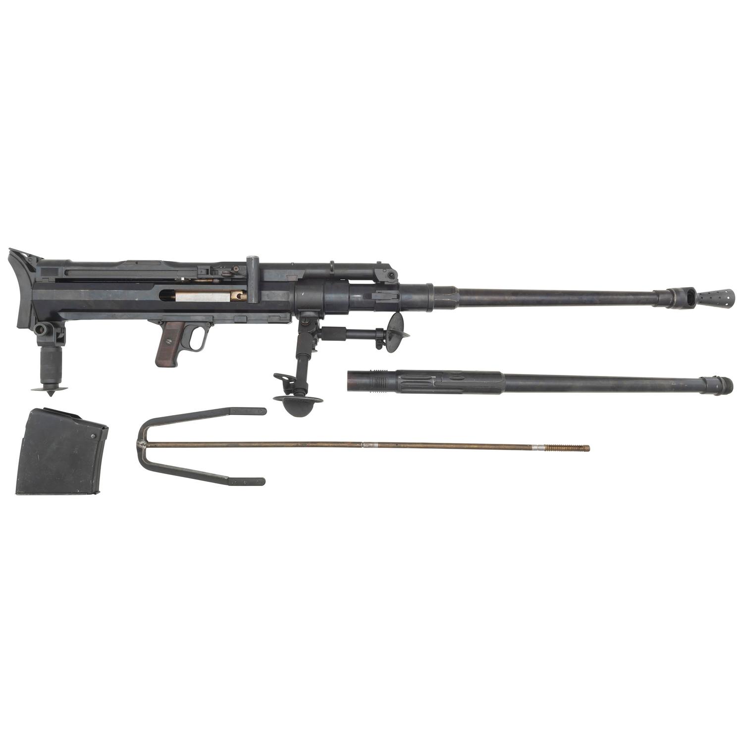 ***Finnish Issued Solothurn S18-100 (S18-154) Antitank Rifle 20mm with Spare Barrel and Crate
