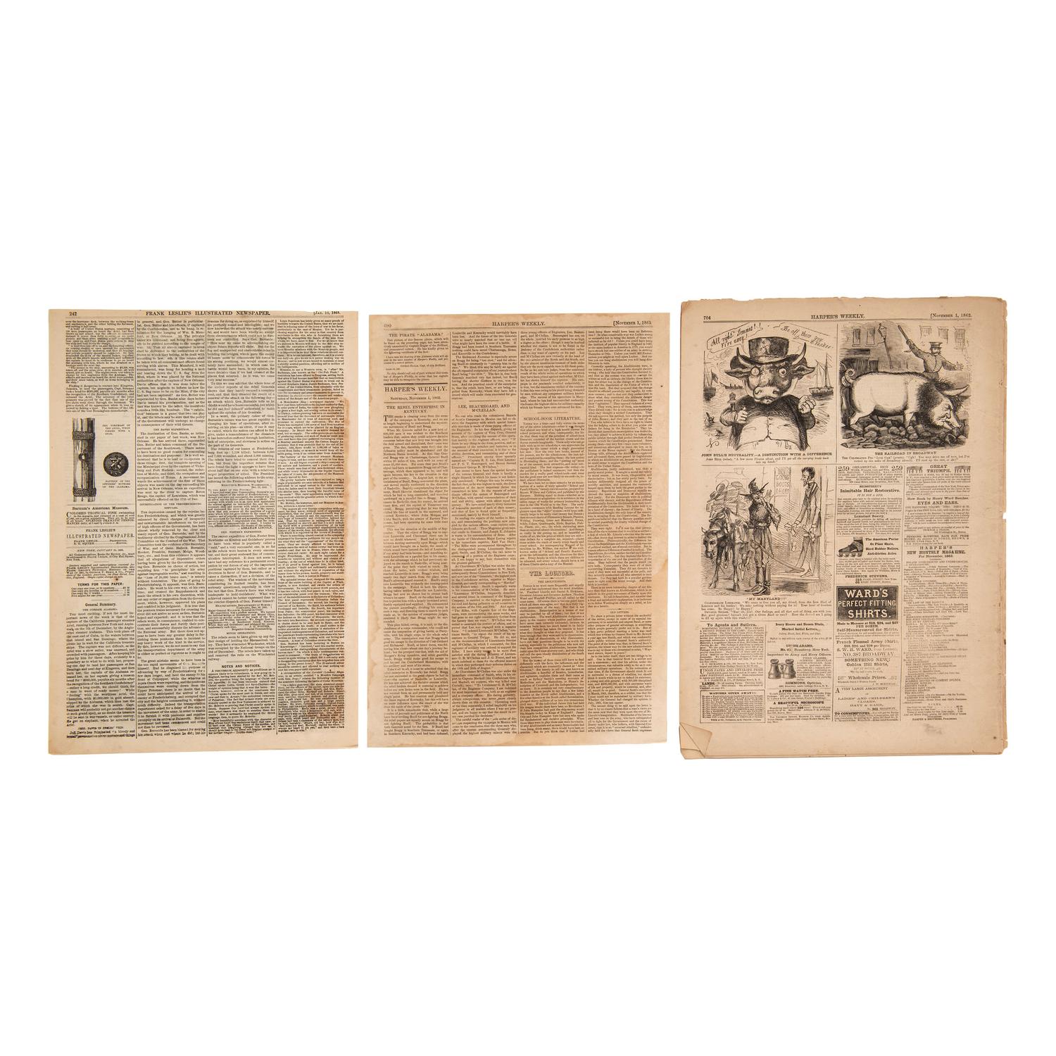 [CIVIL WAR - CONFEDERATE STATES NAVY]. Archive of photographs and ephemera related to the CSS Alabama and other Confederate naval subjects, including: