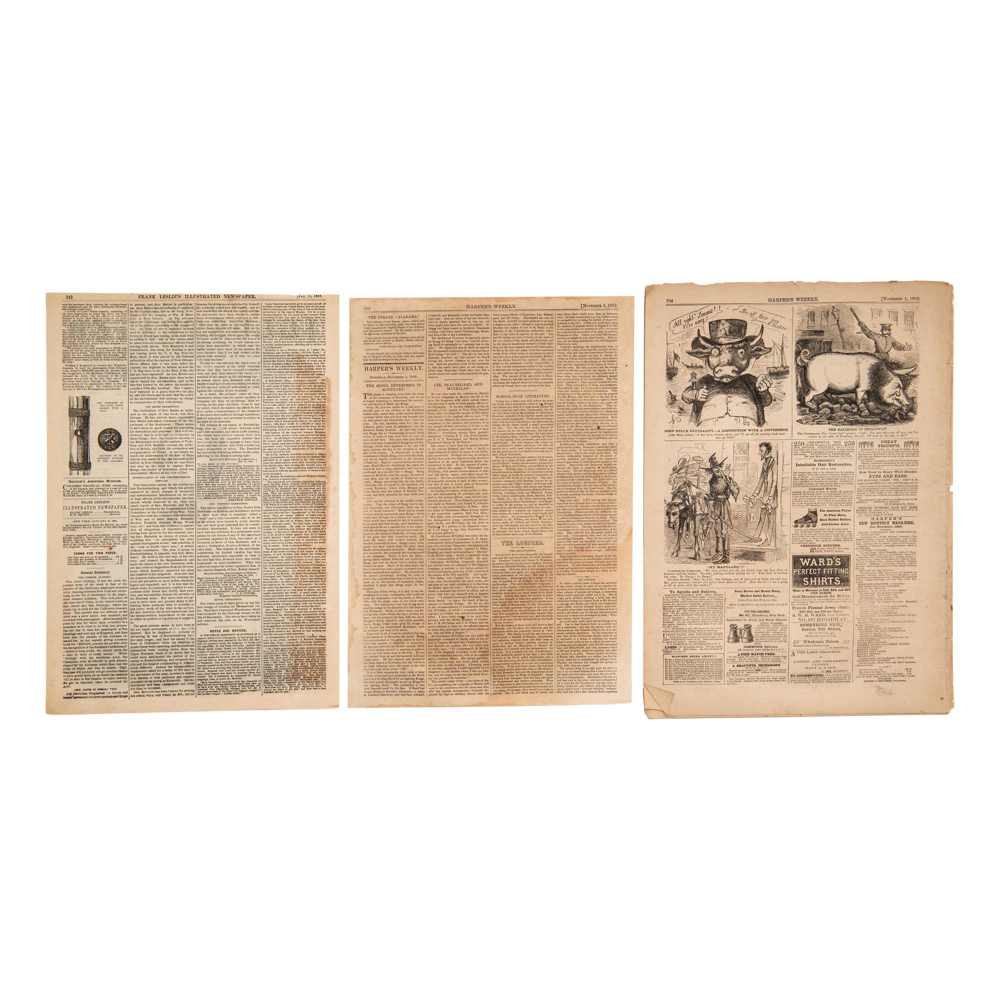 [CIVIL WAR - CONFEDERATE STATES NAVY]. Archive of photographs and ephemera related to the CSS Alabama and other Confederate naval subjects, including: