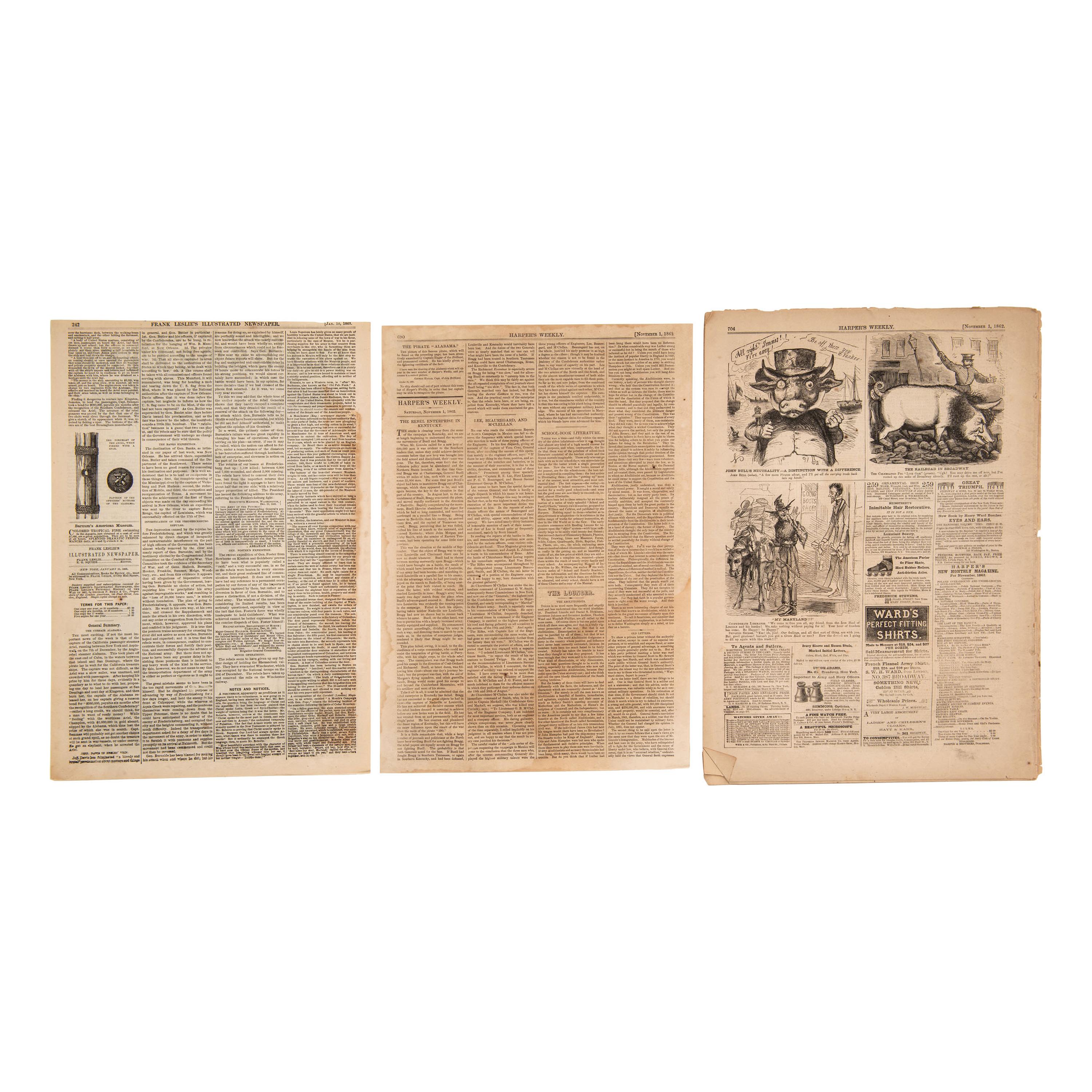 [CIVIL WAR - CONFEDERATE STATES NAVY]. Archive of photographs and ephemera related to the CSS Alabama and other Confederate naval subjects, including: