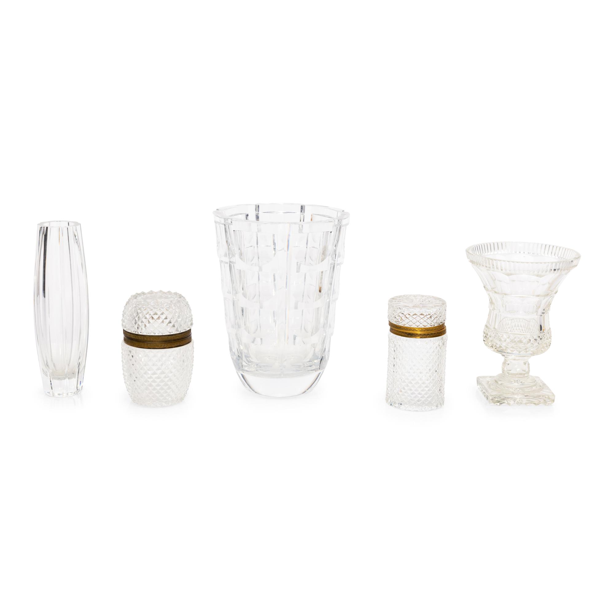 Ten Cut Glass Table Articles
