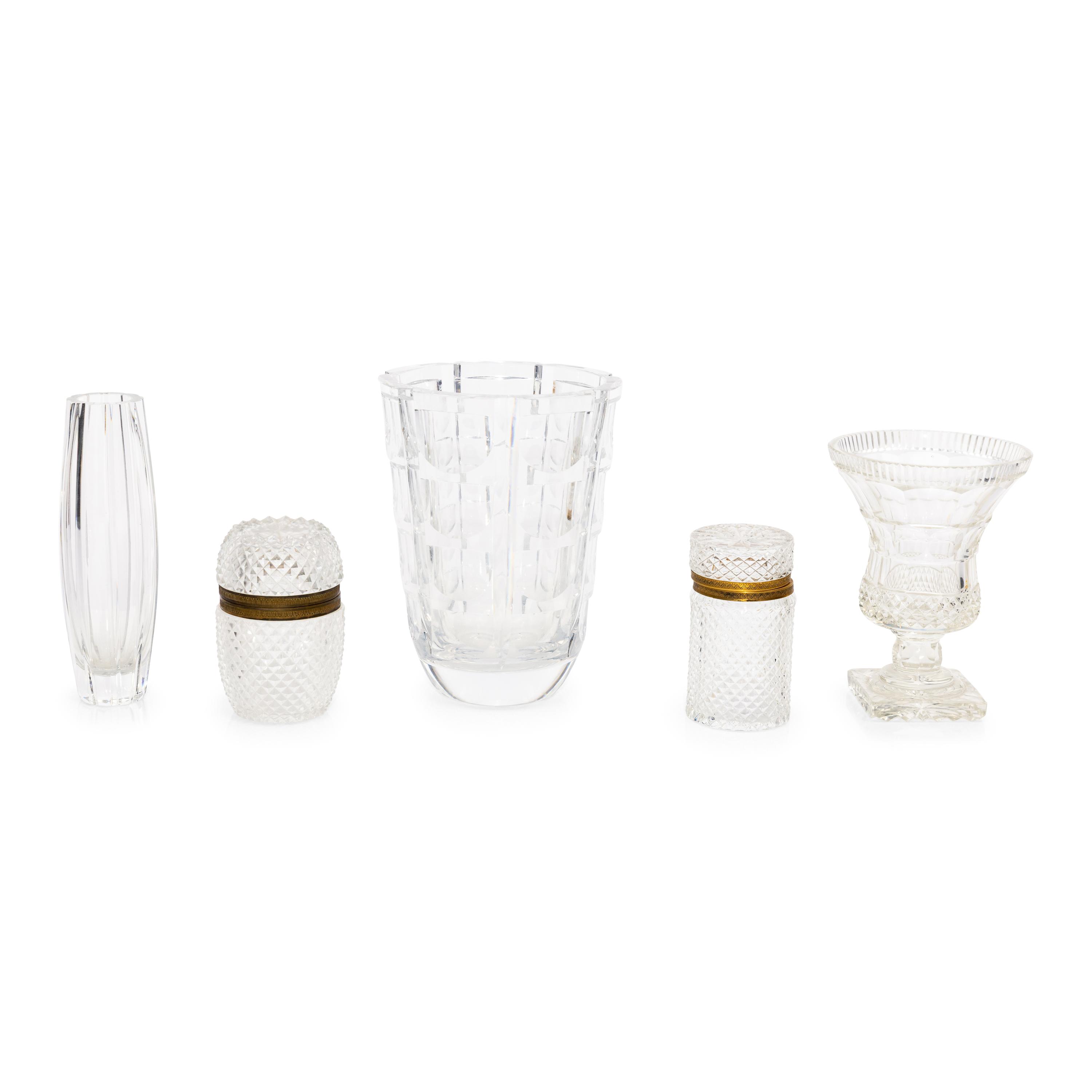 Ten Cut Glass Table Articles