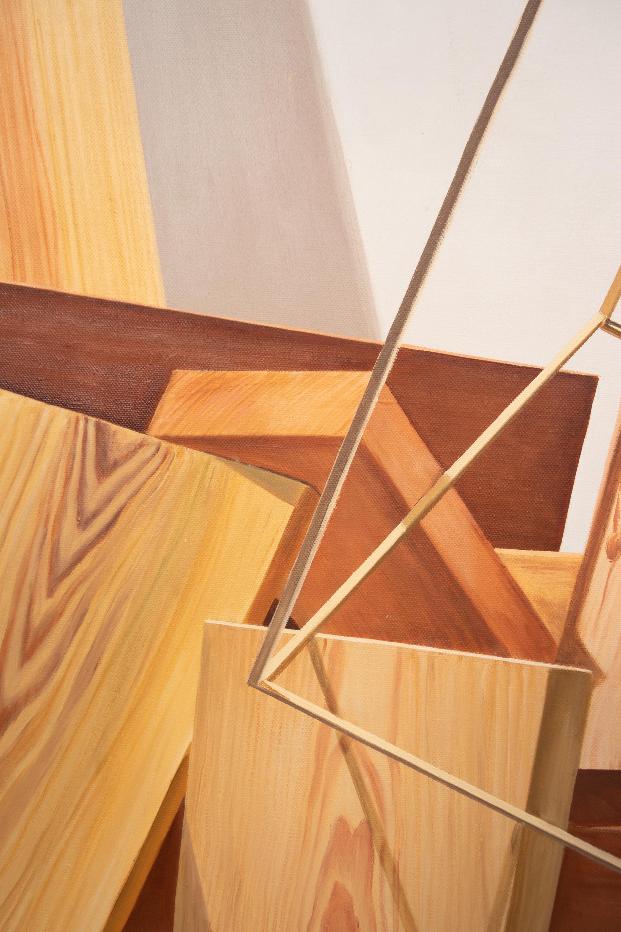 Still Life with Thin Cube