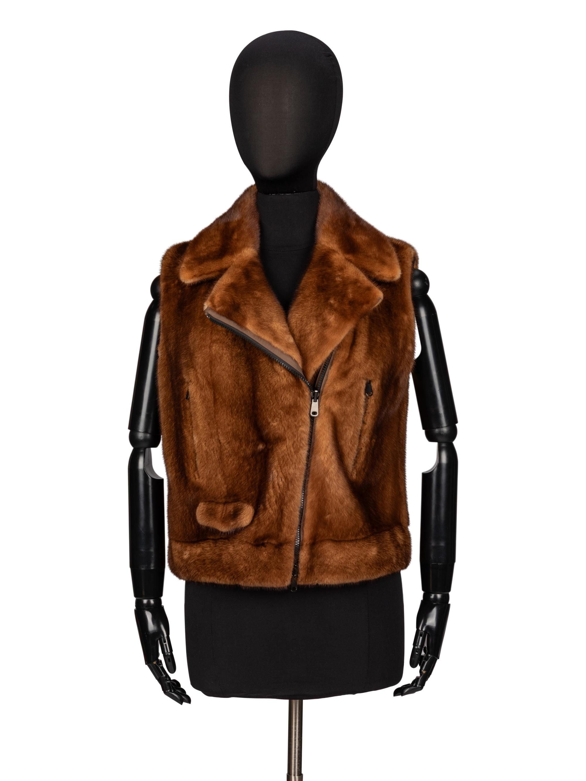 Brunello Cucinelli, Reversible Mink Vest