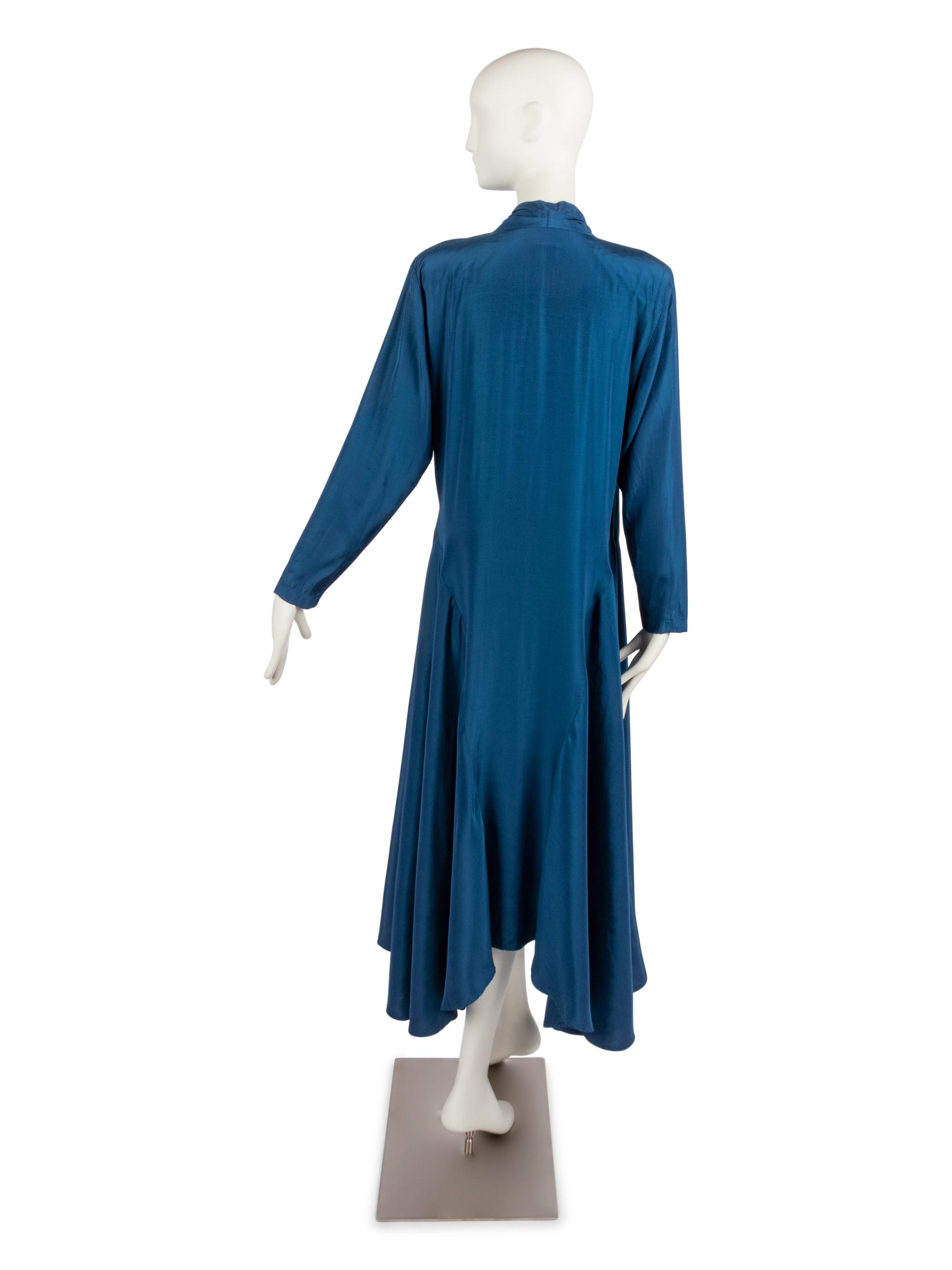 Norma Kamali Silk Dress, 1980s