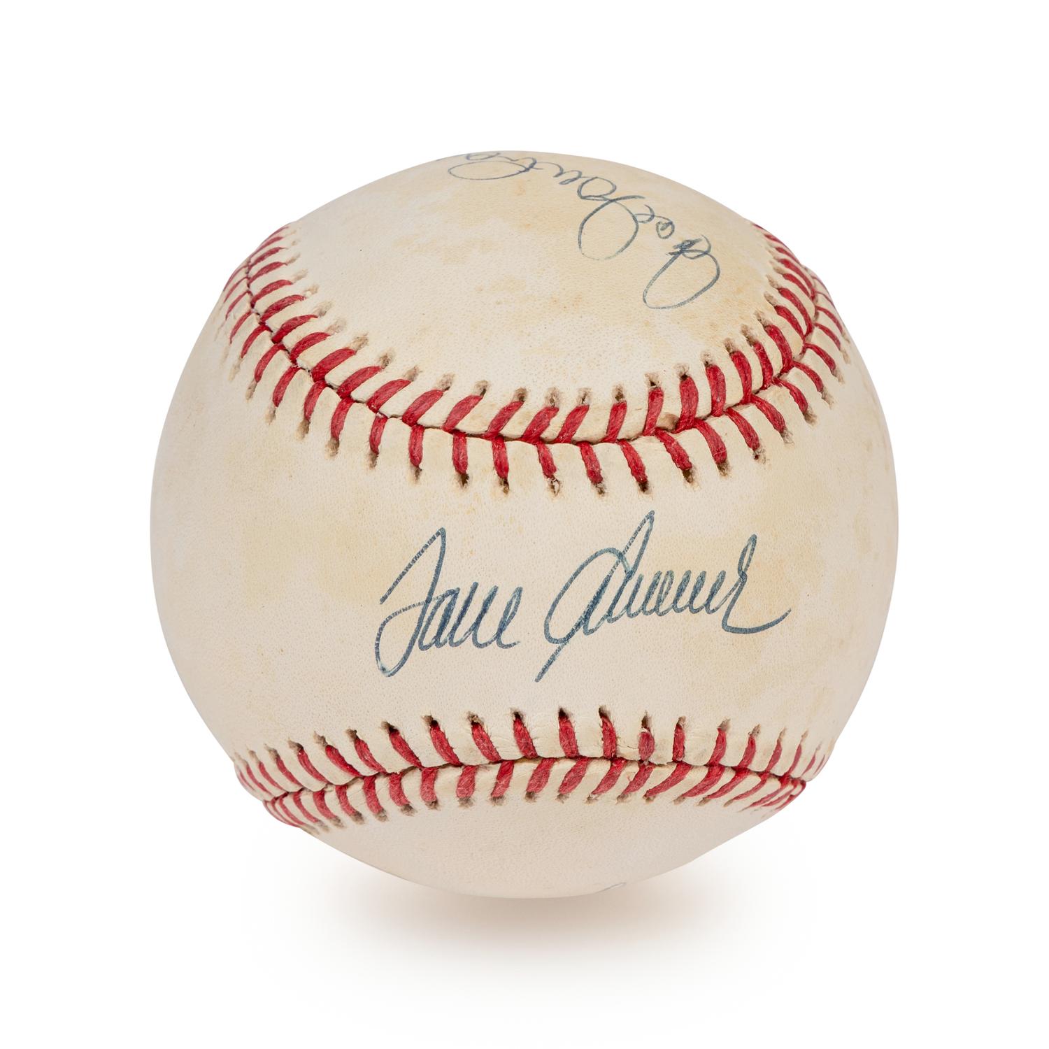 A 1992 Hall of Fame Inductees Signed Autograph Baseball Including Tom Seaver (Beckett Authentication Services Letter),