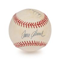 A 1992 Hall of Fame Inductees Signed Autograph Baseball Including Tom Seaver (Beckett Authentication Services Letter),