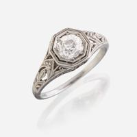 A diamond solitaire