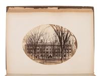 [CIVIL WAR]. The Class of 1865 Harvard College. Cambridge, MA. Yearbook containing albumen photographs of grounds, faculty, and students who later served in the Civil War.