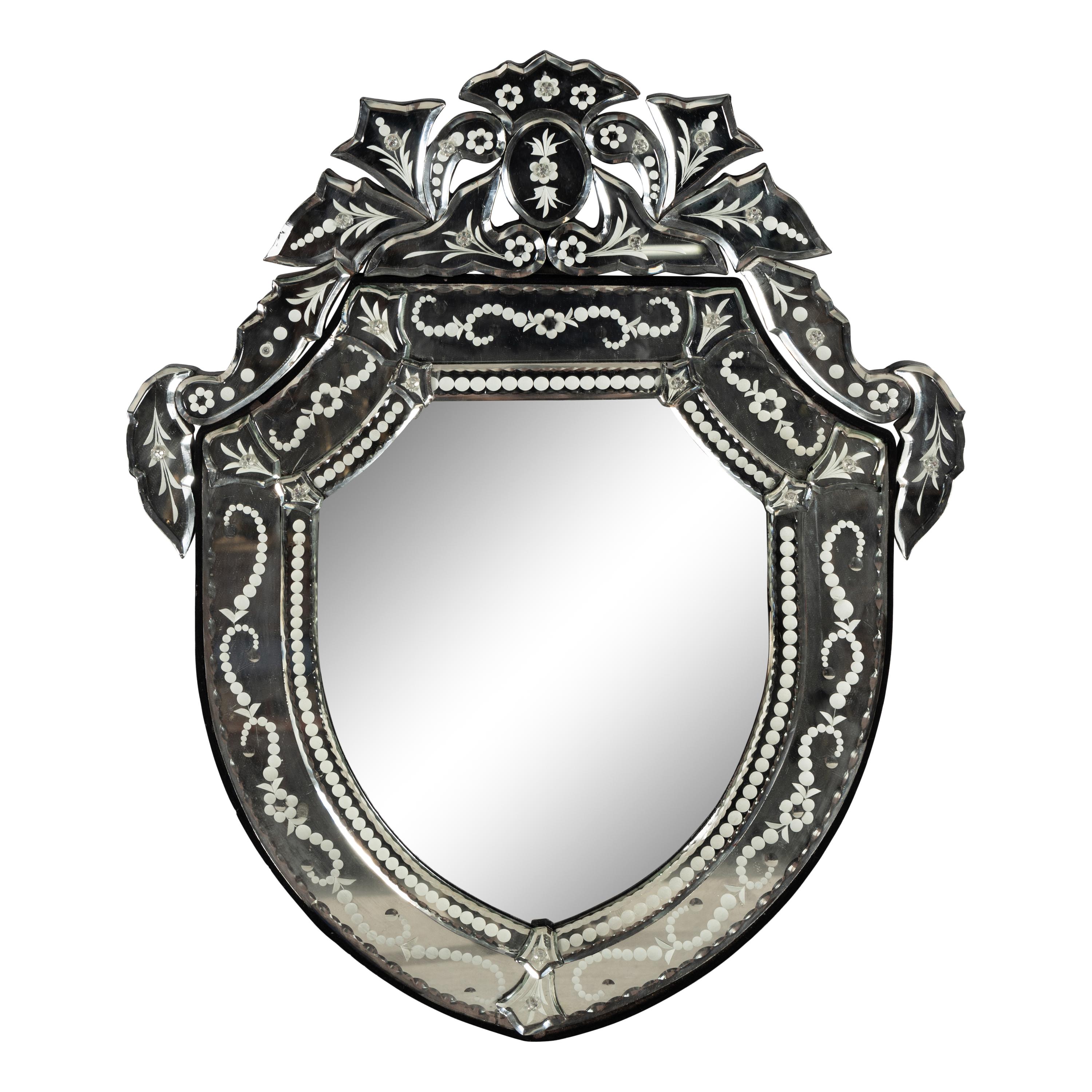 A Venetian Glass Mirror