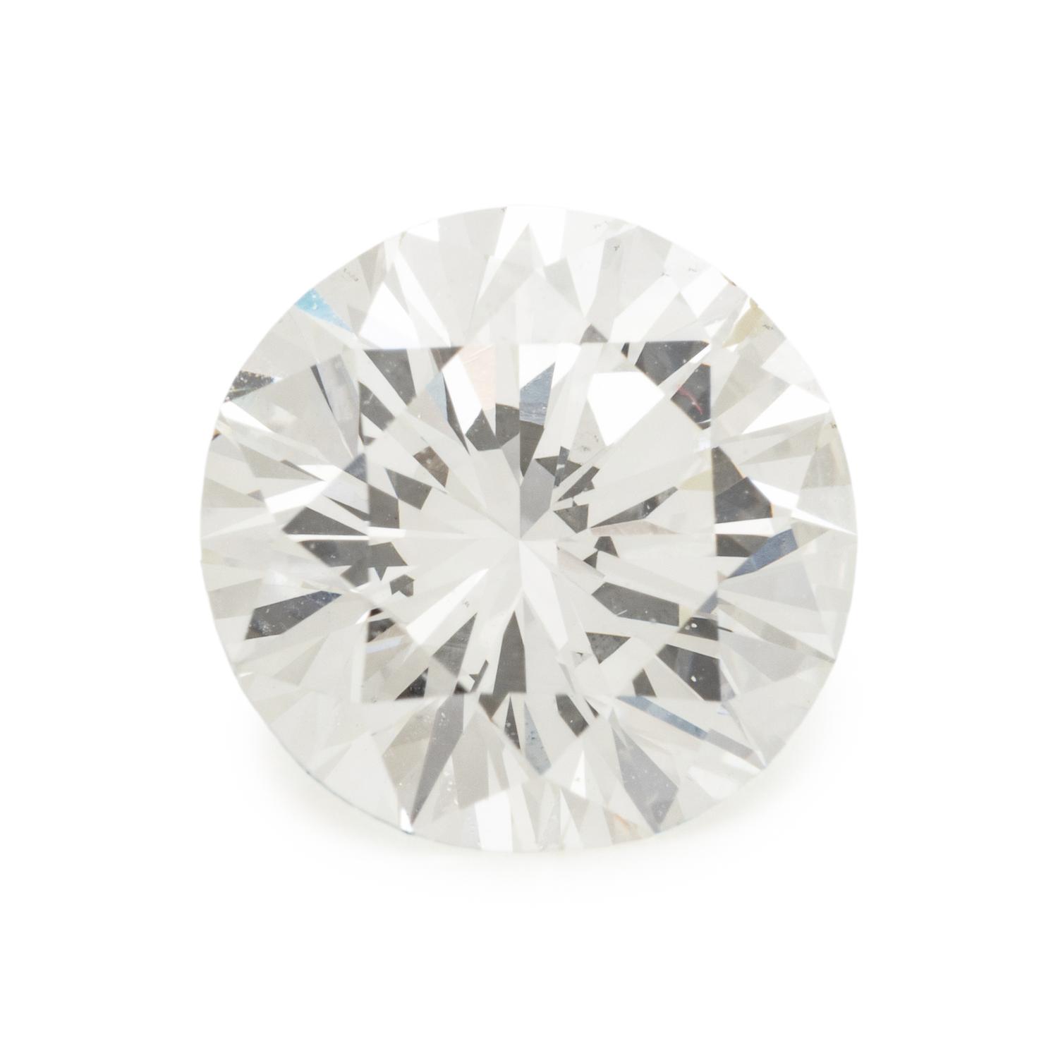2.62 CARAT ROUND BRILLIANT CUT DIAMOND