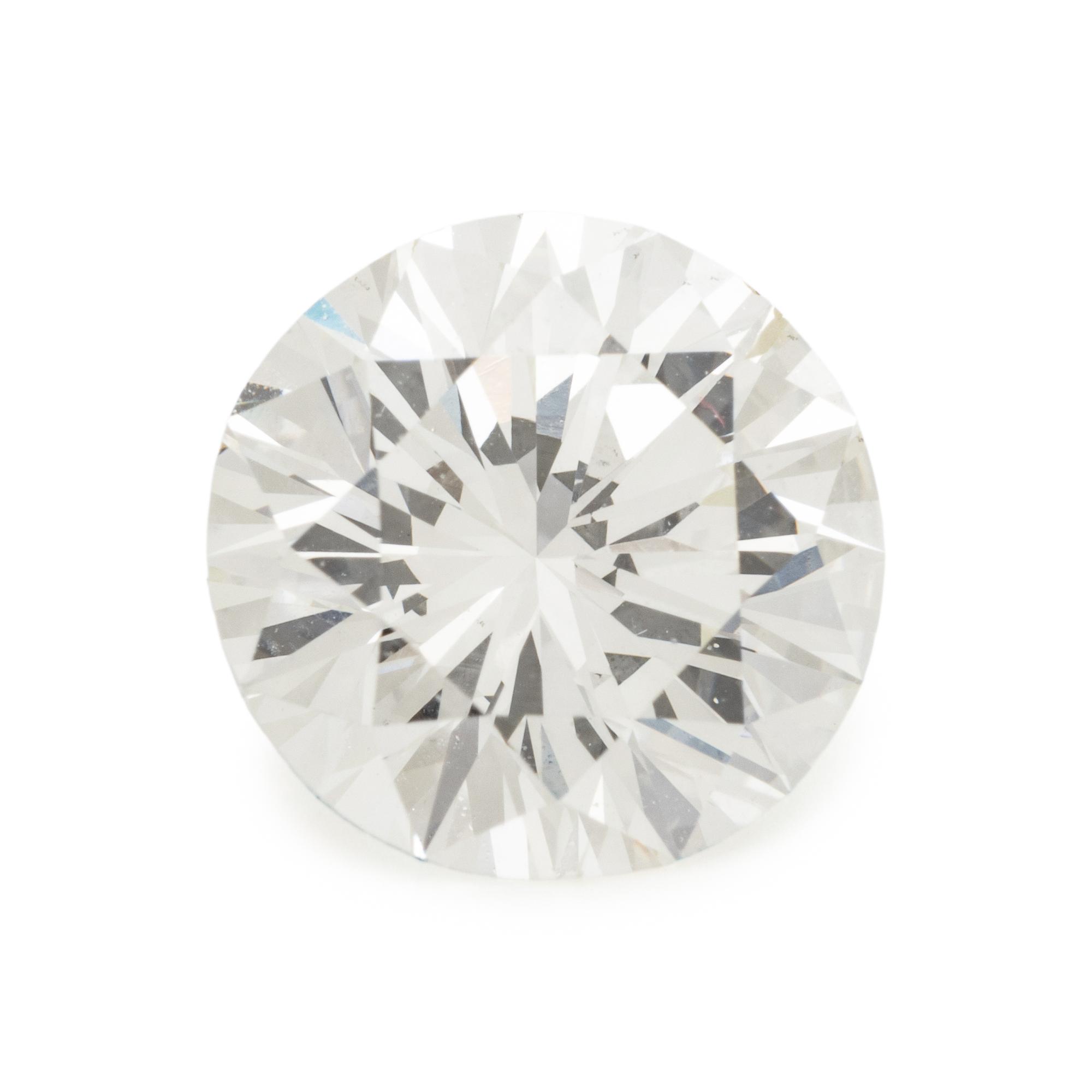 2.62 CARAT ROUND BRILLIANT CUT DIAMOND