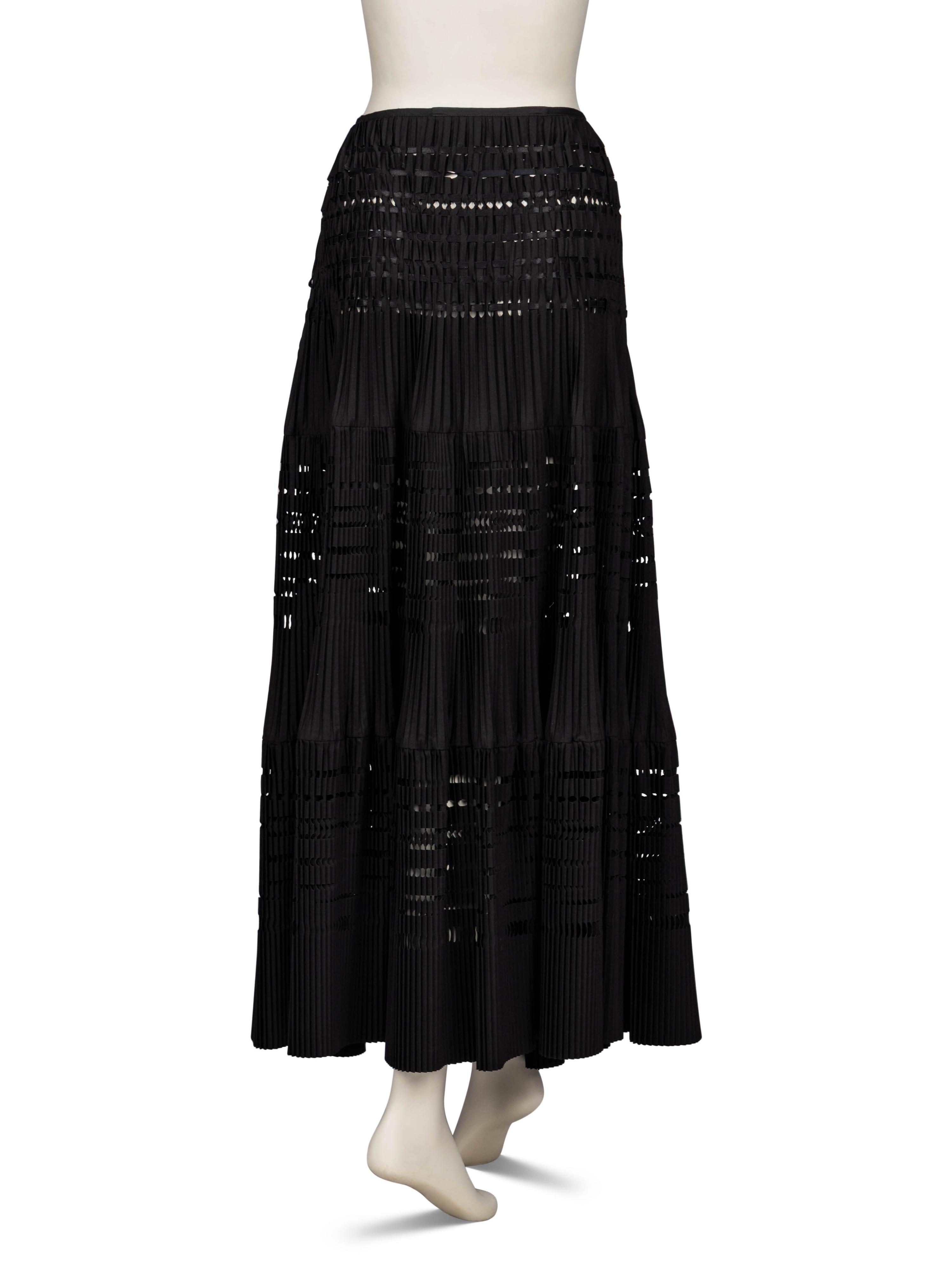Three Designer Maxi Skirts; Chanel, Alaïa, Saint Laurent