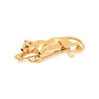 CARTIER, YELLOW GOLD PANTHER BROOCH