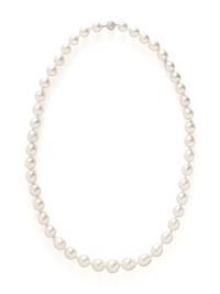 BAROQUE CULTURED PEARL AND DIAMOND NECKLACE