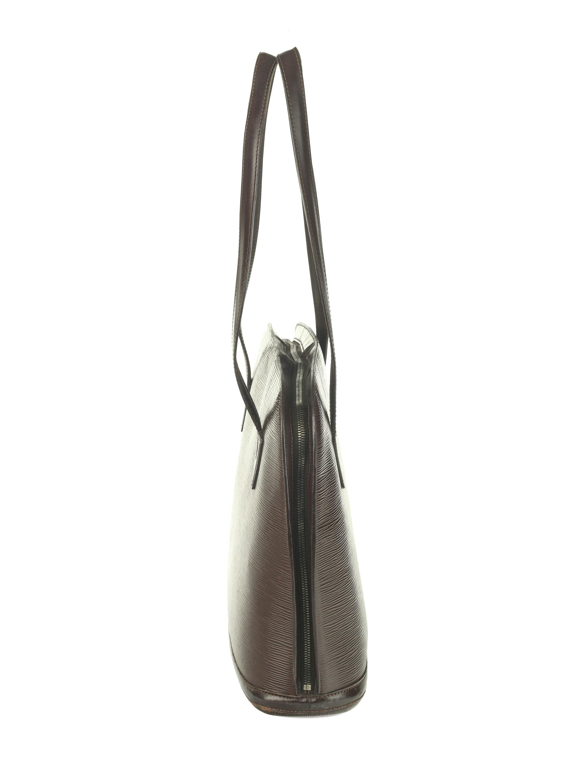 Louis Vuitton, Dark Brown Epi Lussac Bag
