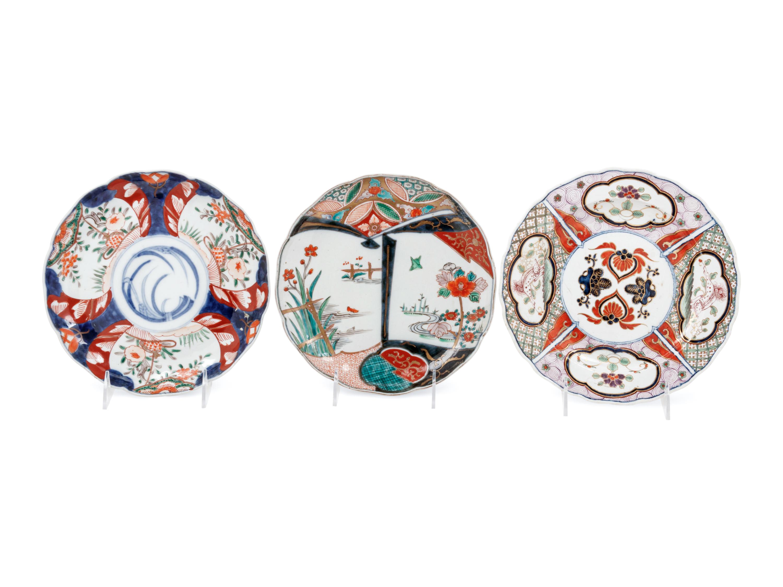 Three Japanese Porcelain Chargers