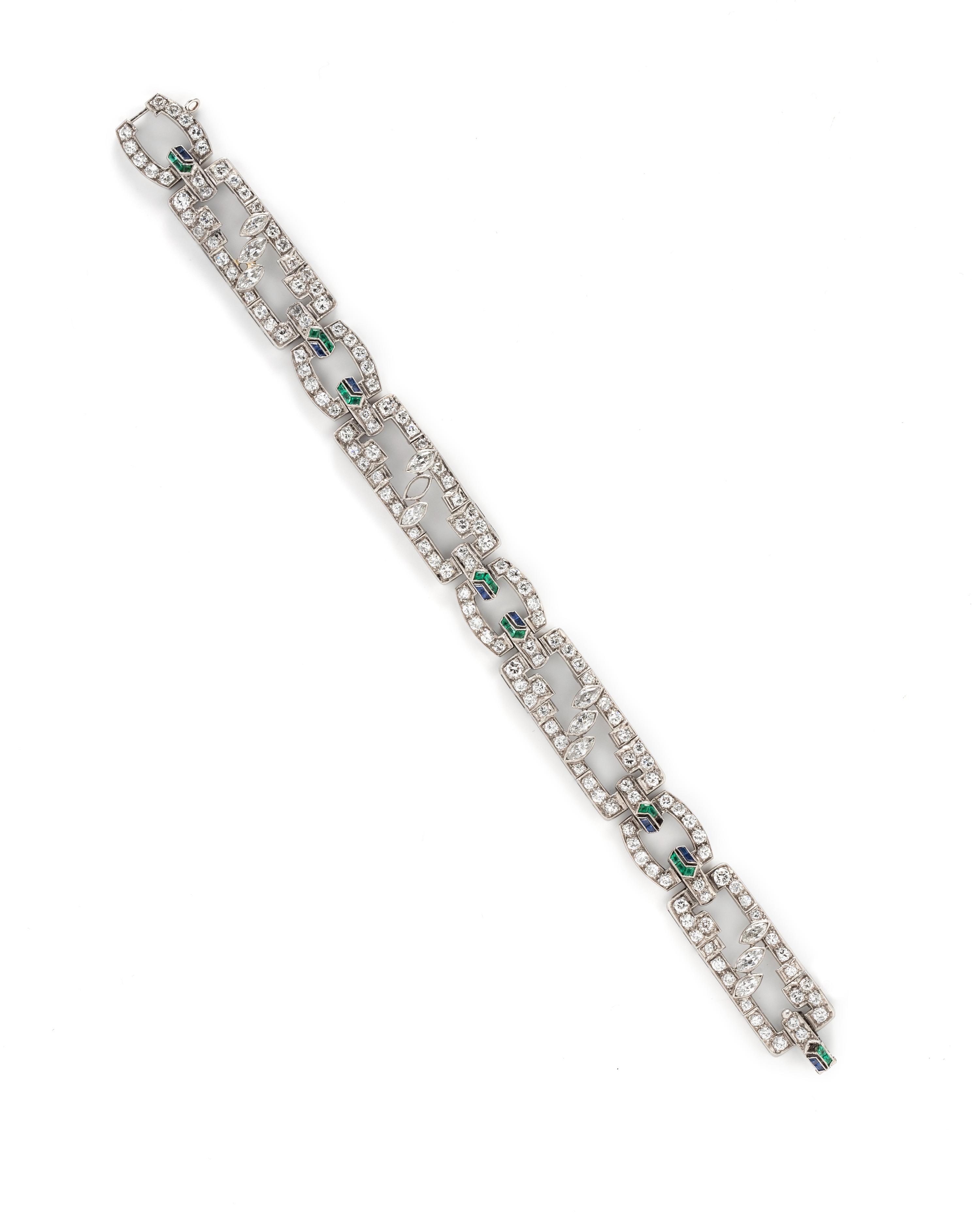 ART DECO, DIAMOND BRACELET