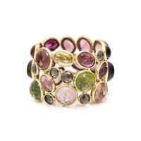 TOURMALINE AND DIAMOND RING