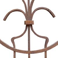 A Set of Six Wrought Iron Panels 23.5" W x .75" D x 89.5" H — Italy, 20th Century