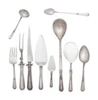 An American Silver Flatware Service