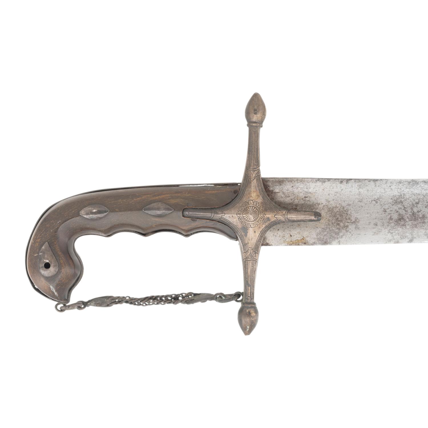 Ottoman Kilij Sword with Wood Lined Scabbard
