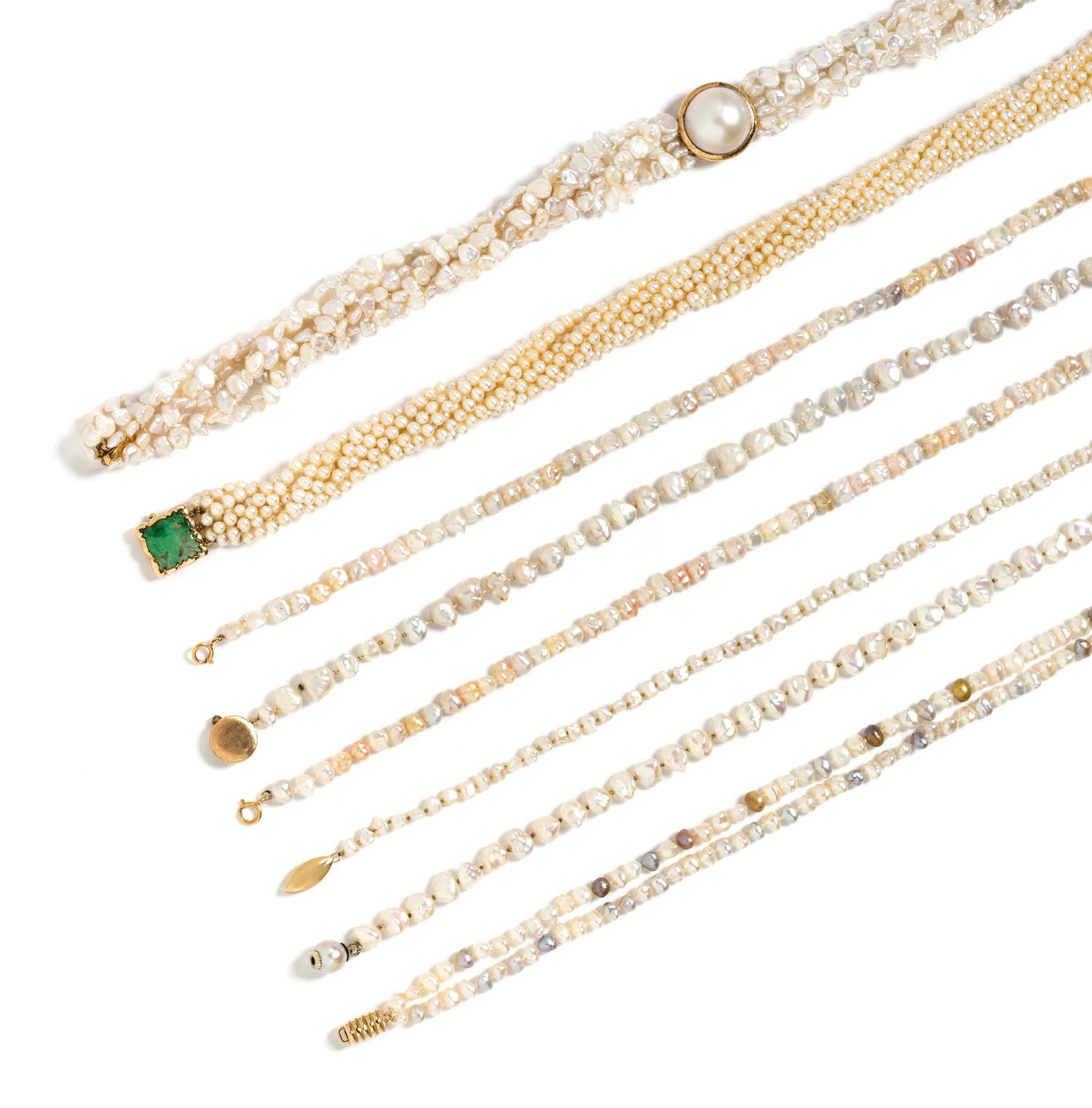 COLLECTION OF CULTURED PEARL NECKLACES