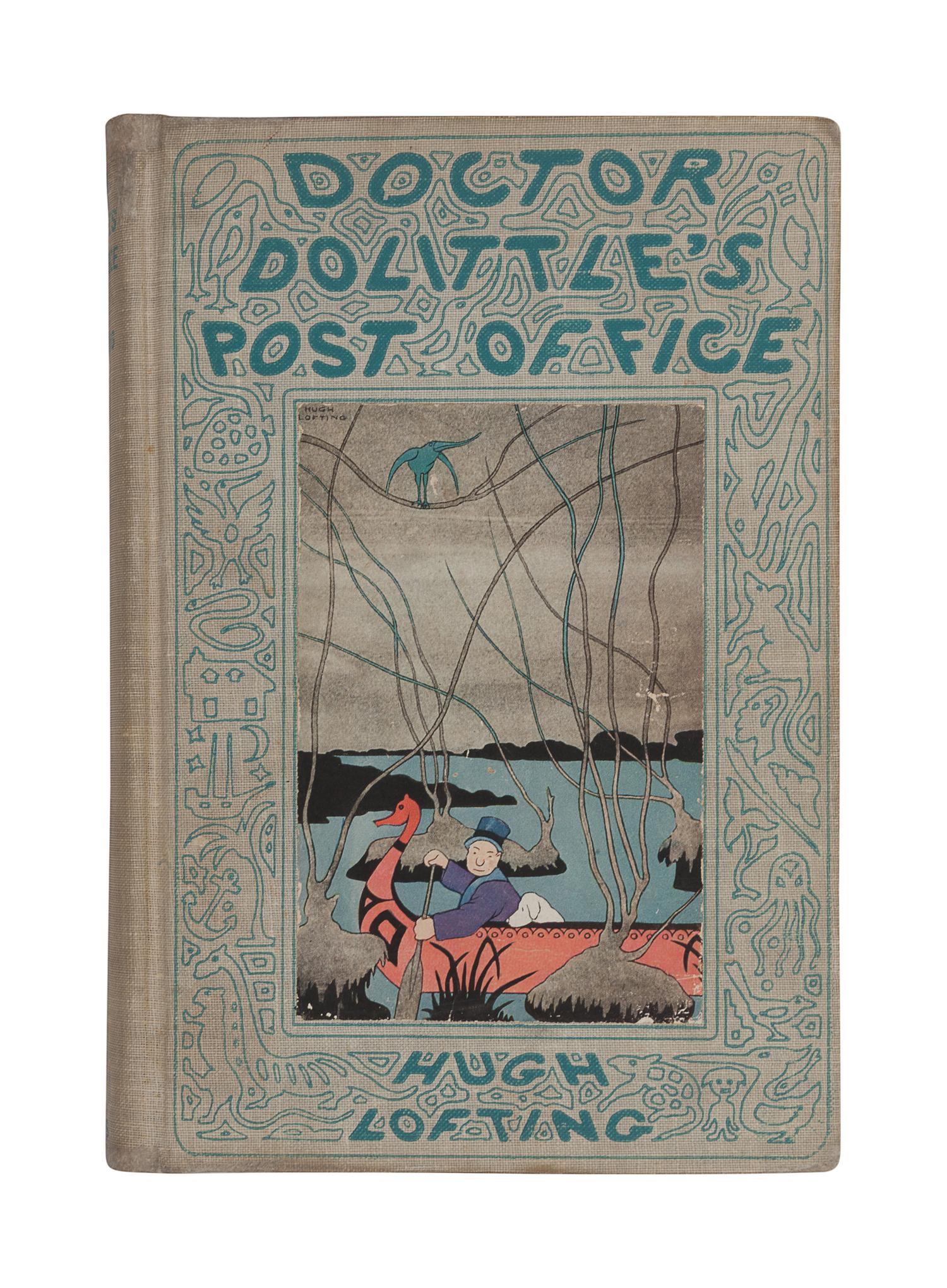 LOFTING, Hugh (1886-1947). Doctor Dolittle's Post Office. New York: F. A. Stokes Co., 1923.