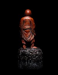 A Chinese Bamboo Figure of Liuhai